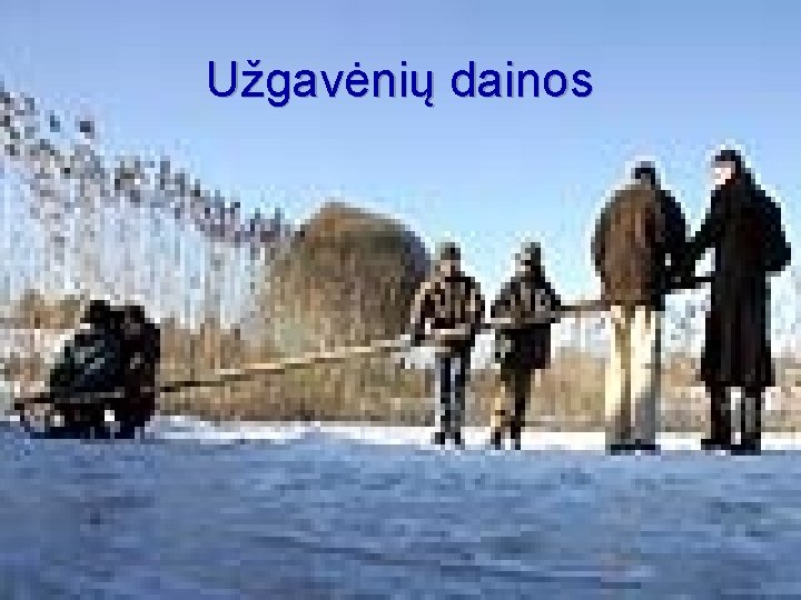 Užgavėnių dainos 