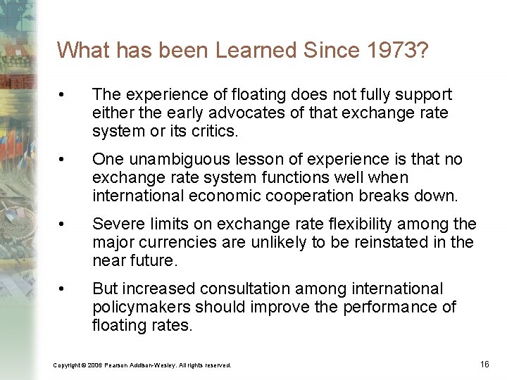 What has been Learned Since 1973? • The experience of floating does not fully