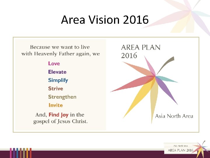Area Vision 2016 