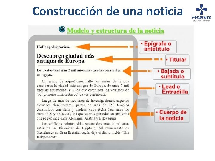 Construcción de una noticia 