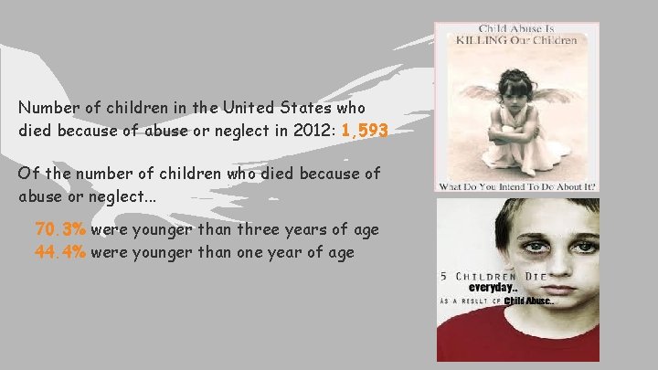 Number of children in the United States who died because of abuse or neglect