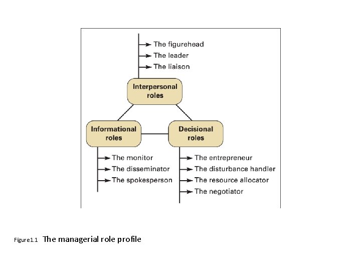 Figure 1. 1 The managerial role profile 