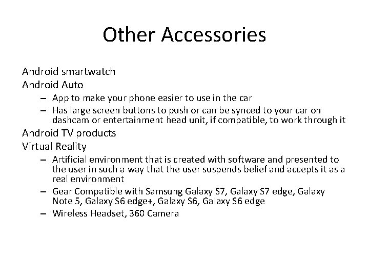 Other Accessories Android smartwatch Android Auto – App to make your phone easier to