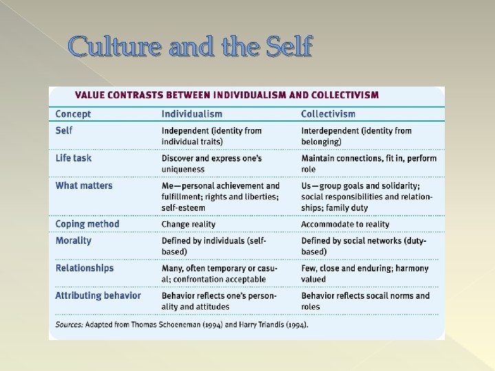 Culture and the Self 