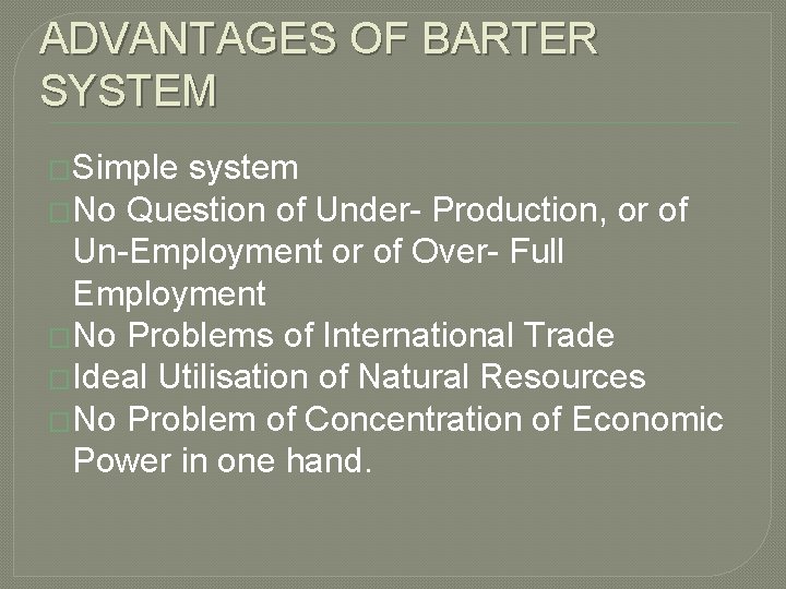 Money Barter System And Evolution Of Money Barter Money Barter System And Evolution Of Money Barter