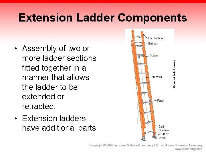 • Assembly of two or more ladder sections fitted together in a manner • Assembly of two or more ladder sections fitted together in a manner