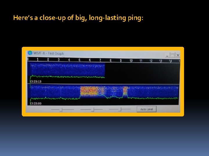 Here’s a close-up of big, long-lasting ping: 