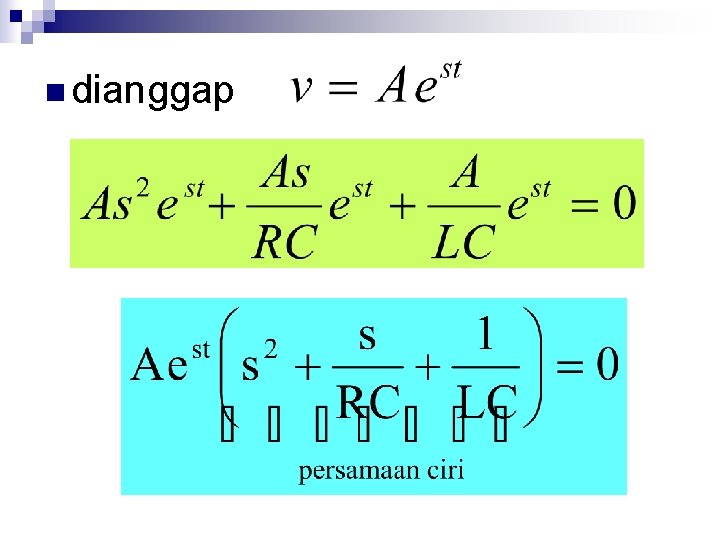 n dianggap 