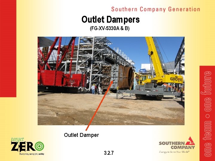 Outlet Dampers (FG-XV-5330 A & B) Outlet Damper 3. 2. 7 