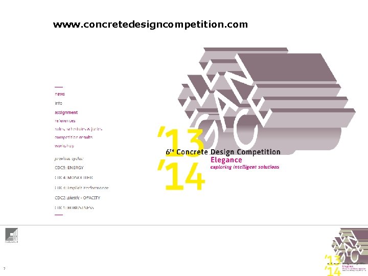 www. concretedesigncompetition. com 7 