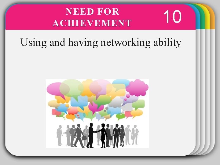 NEED FOR ACHIEVEMENT 10 WINTER Using and having networking ability Template 