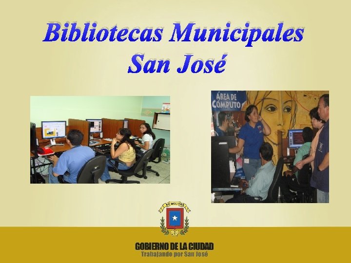 Bibliotecas Municipales San José 