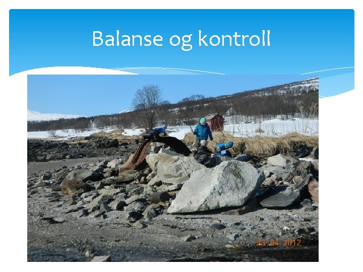 Balanse og kontroll 