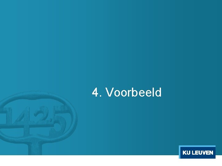 4. Voorbeeld 