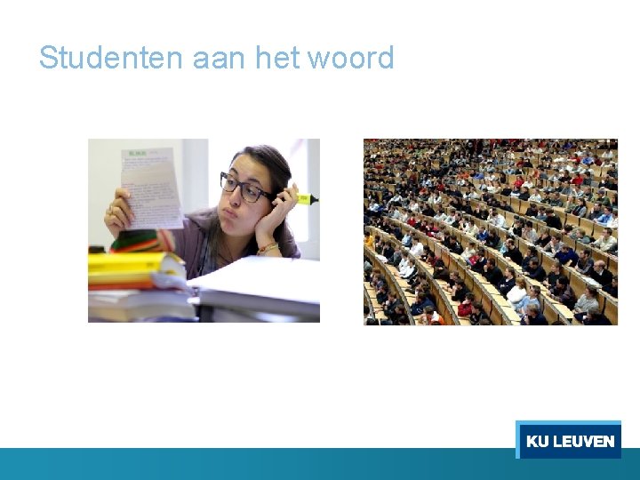 Studenten aan het woord 