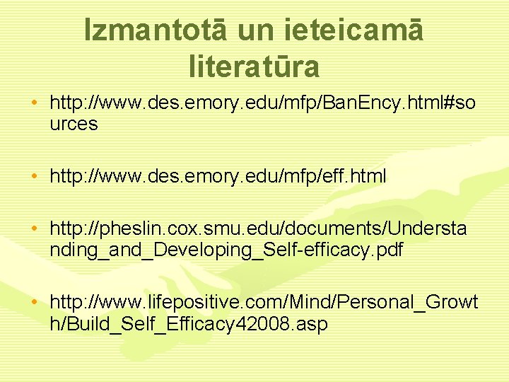 Izmantotā un ieteicamā literatūra • http: //www. des. emory. edu/mfp/Ban. Ency. html#so urces •