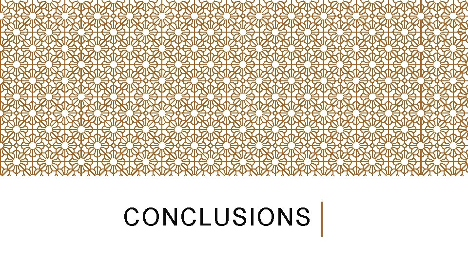 CONCLUSIONS 