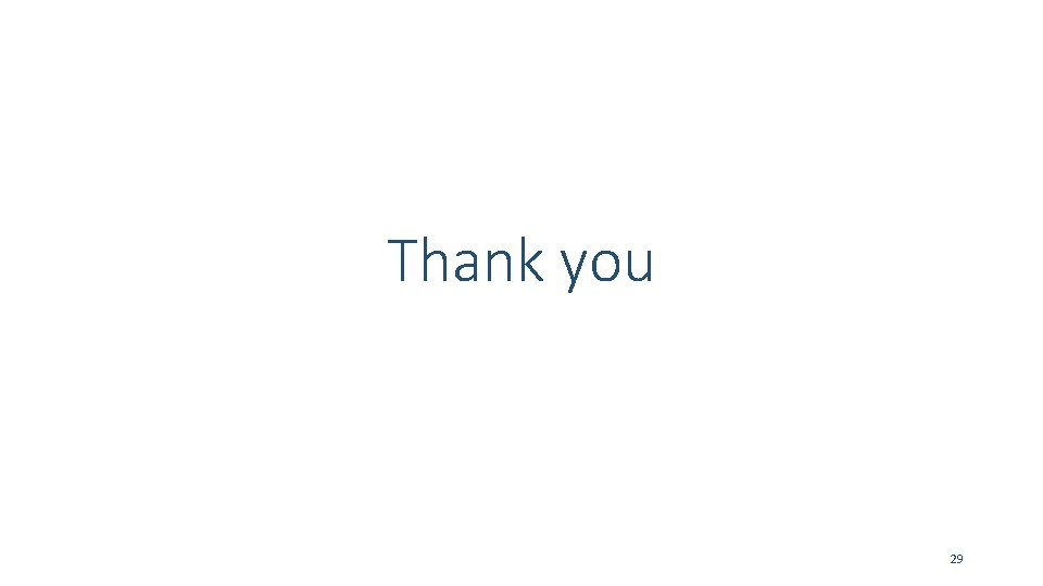 Thank you 29 
