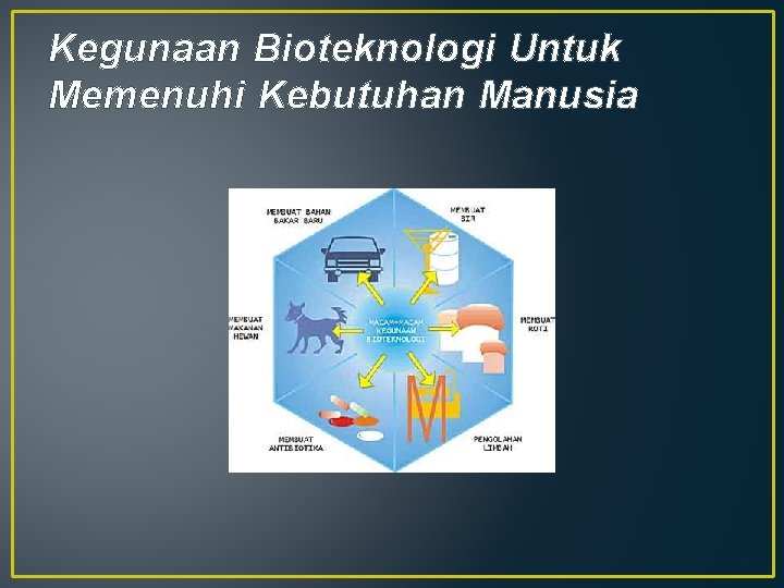 Kegunaan Bioteknologi Untuk Memenuhi Kebutuhan Manusia 