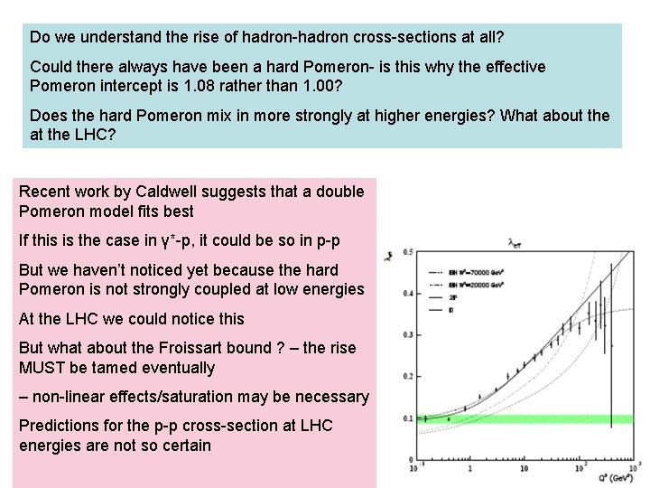 Do we understand the rise of hadron-hadron cross-sections at all? Could there always have