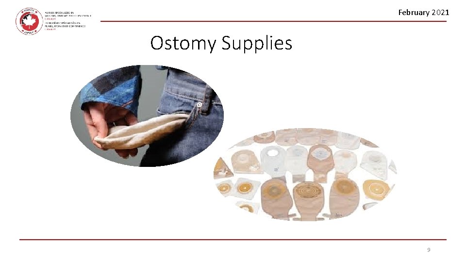 February 2021 Costs of Ostomy Supplies 9 