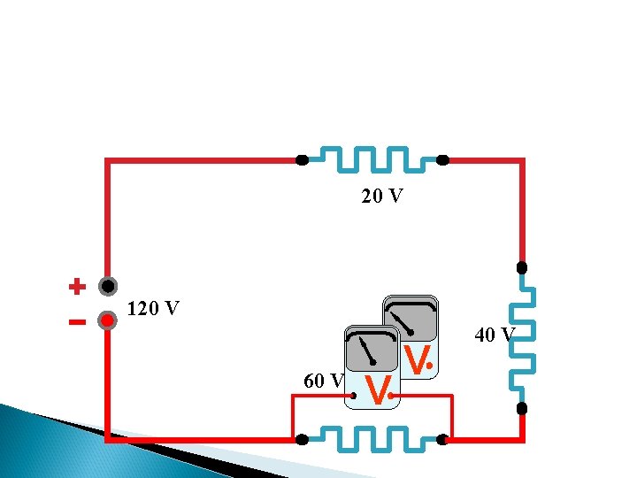 20 V 120 V 60 V V V 40 V 