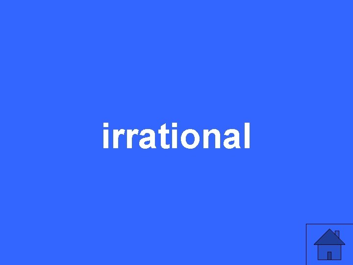 irrational 