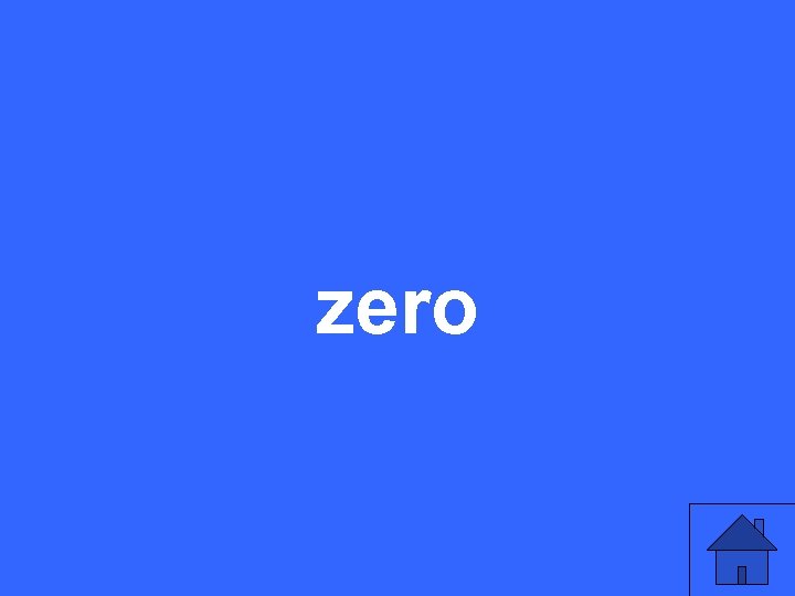 zero 