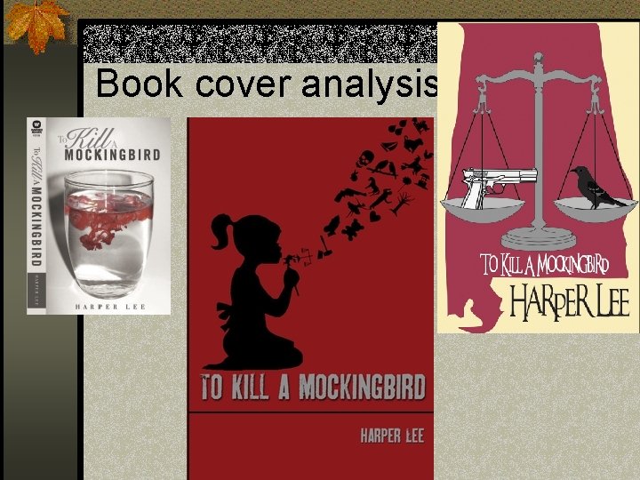 Book cover analysis 