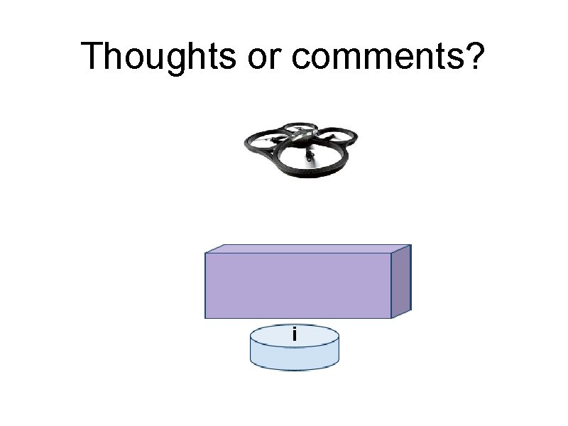Thoughts or comments? i 
