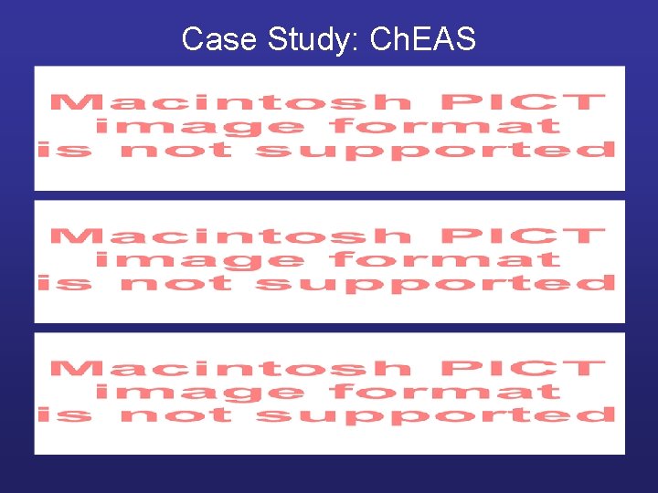 Case Study: Ch. EAS 