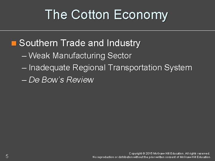 Alan Brinkley American History 15e Chapter 11 Cotton