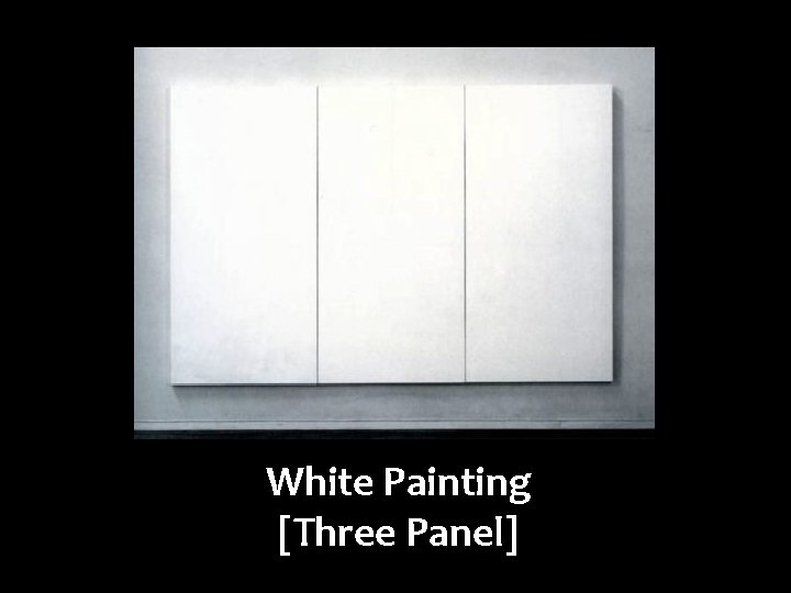 White Painting [Three Panel] 