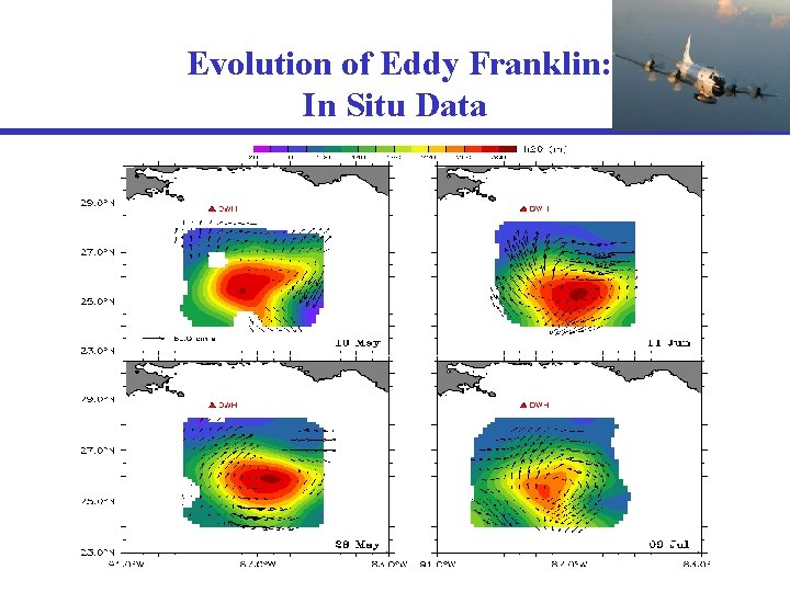 Evolution of Eddy Franklin: In Situ Data 