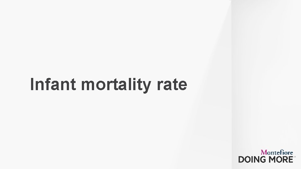 Infant mortality rate 24 