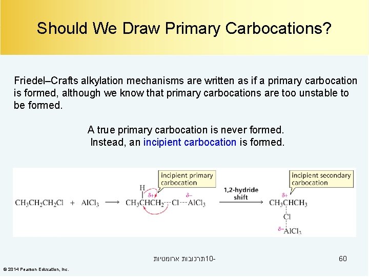 Should We Draw Primary Carbocations? Friedel–Crafts alkylation mechanisms are written as if a primary