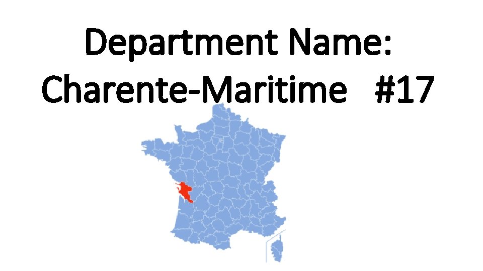 Department Name: Charente-Maritime #17 