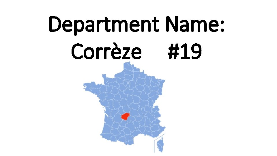 Department Name: Corrèze #19 