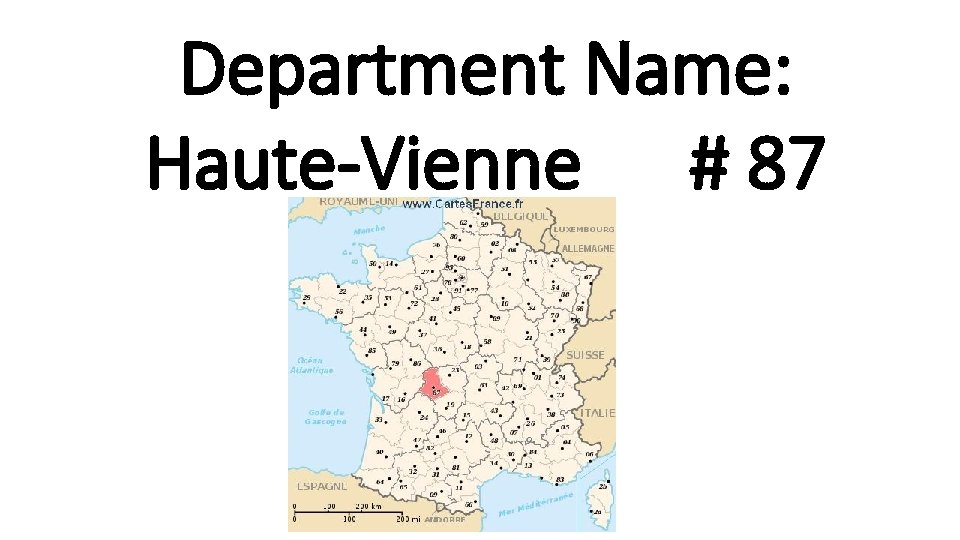 Department Name: Haute-Vienne # 87 