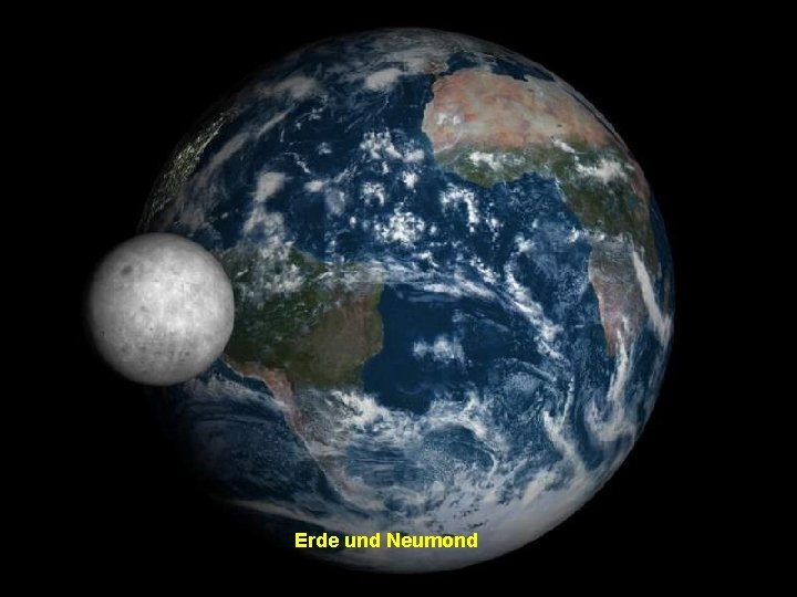 Erde und Neumond 