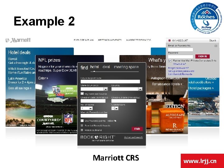 Example 2 Marriott CRS www. lrjj. cn 
