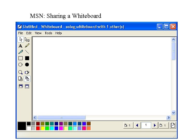 MSN: Sharing a Whiteboard 