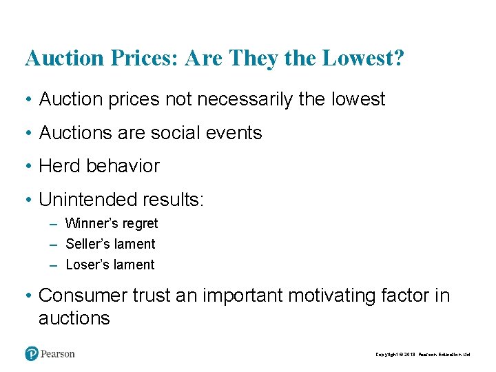 Auction Prices: Are They the Lowest? • Auction prices not necessarily the lowest •
