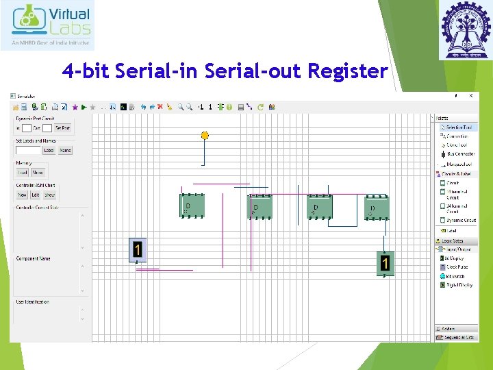 4 -bit Serial-in Serial-out Register 