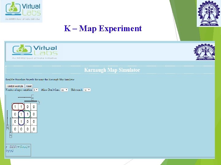 K – Map Experiment 