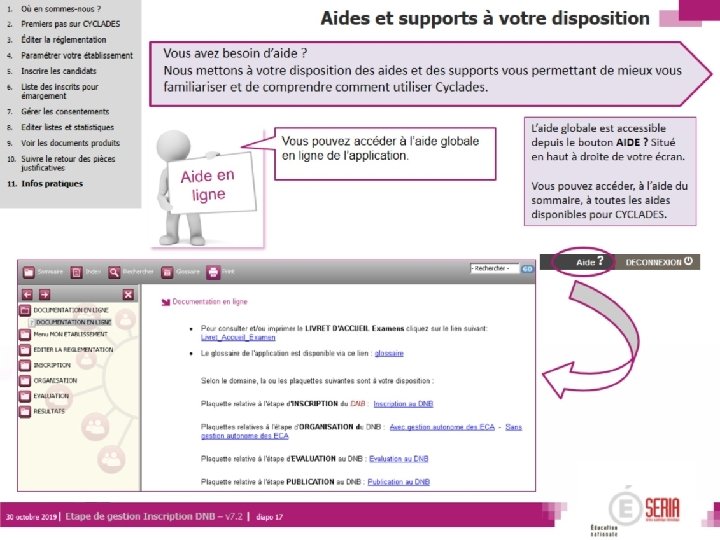 Étape de gestion Inscription aux DNB – Entité de gestion établissement| 