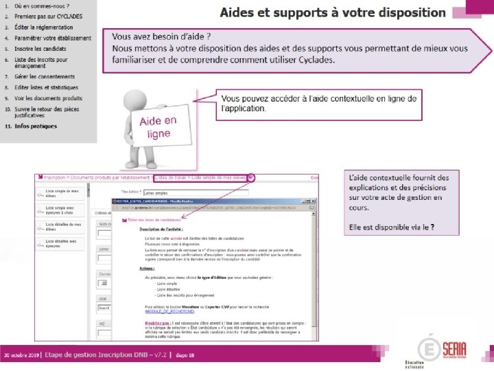 Étape de gestion Inscription aux DNB – Entité de gestion établissement| 