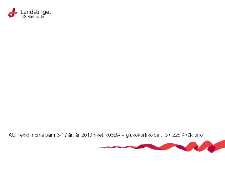 AUP exkl moms barn 3 -17 år, år 2010 riket R 03 BA –