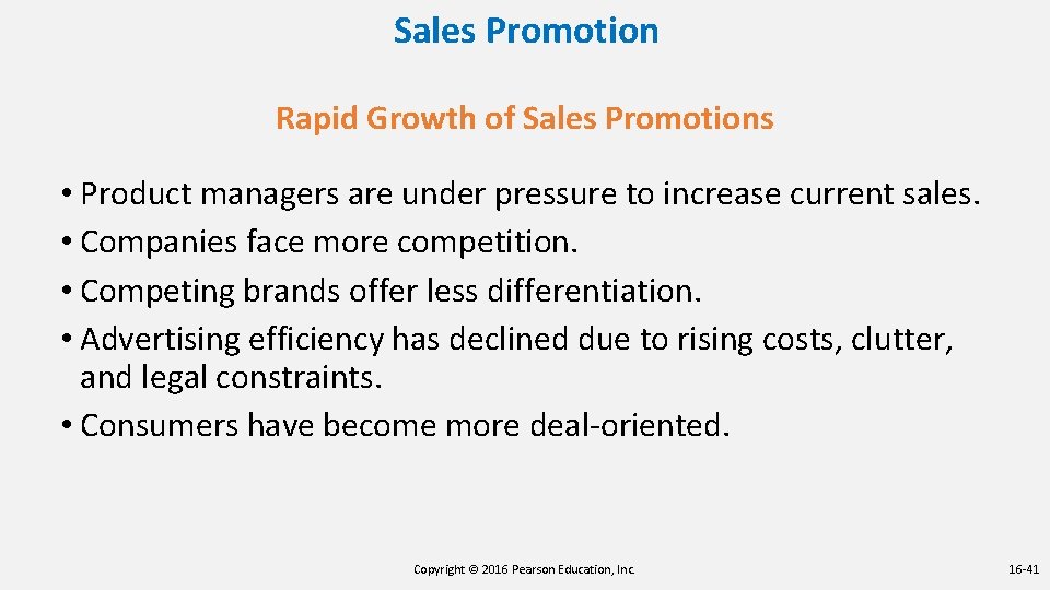 Sales Promotion Rapid Growth of Sales Promotions • Product managers are under pressure to Sales Promotion Rapid Growth of Sales Promotions • Product managers are under pressure to