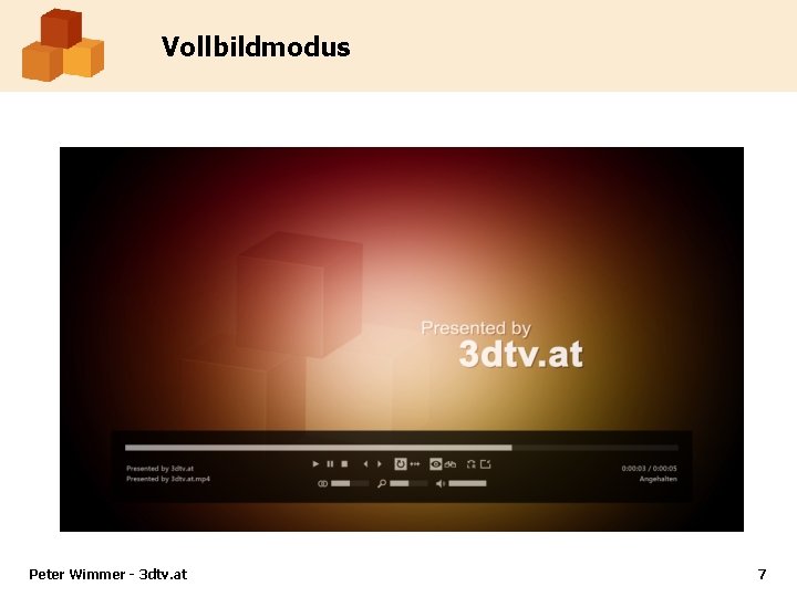 Vollbildmodus Peter Wimmer - 3 dtv. at 7 